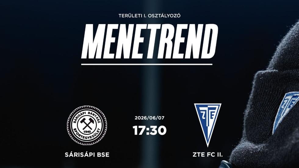 Oszt�lyoz�n harcolhatja ki az NB III-at a ZTE FC II., megvan az ellenf�l